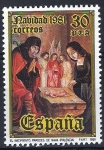 Stamps Spain -  2634 Navidad 1981. El Nacimiento. De Juan de Flandes.