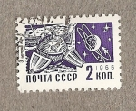 Stamps Russia -  Satelites