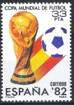 Stamps Spain -  2645 Copa Mundial de Fútbol, España-82. 