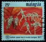Stamps : Asia : Malaysia :  Juegos de Kuala-Lumpur 1971