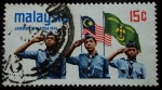 Stamps : Asia : Malaysia :  Jamboree Scout 1974