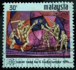 Stamps Malaysia -  Juegos de Kuala-Lumpur 1971