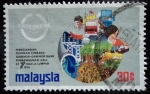 Stamps Malaysia -  7ª Conferencia Anual Junta de Gobernadores del Banco Asiático de Desarrollo_ Kuala Lumpur, 1974
