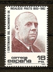Stamps Spain -  Centenario del nacimiento de Indalecio Prieto.