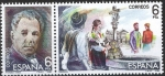 Stamps : Europe : Spain :  2653 y 2654 Maestros de la Zarzuela. Amadeo Vives, Maruxa.