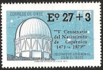 Stamps Chile -  V CENTENARIO DEL NACIMIENTO DE COPERNICO