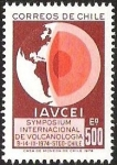 Stamps Chile -  SYMPOSIUM INTERNACIONAL DE VOLCANOLOGIA