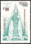 Stamps Chile -  INAUGURACION TEMPLO VOTIVO