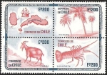 Stamps Chile -  CUARTO CENTENARIO ARCHIPIELAGO JUAN FERNANDEZ