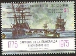 Stamps : America : Chile :  BICENTENARIO DEL NACIMIENTO DE LORD COCHRANE - CAPTURA DE LA ESMERALDA