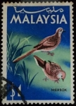 Sellos de Asia - Malasia -  Merbok