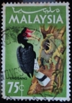 Stamps Malaysia -  Enggang / Cálao Rinoceronte