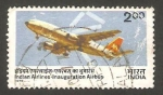 Sellos del Mundo : Asia : India : avión airbus A 300 B 2