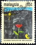 Stamps : Asia : Malaysia :  25 Aniversario de Unicef