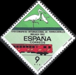 Sellos de Europa - Espa�a -  2670   XXIII Congreso Internacional de Ferrocarriles, Málaga.