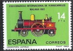 Stamps Spain -  2671  XXIII  Congreso Internacional de Ferrocarriles, Málaga.