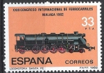 Stamps Spain -  2672  XXIII  Congreso Internacional de Ferrocarriles, Málaga.