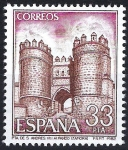 Stamps Spain -  2680 Paisajes y monumentos. Puerta de San Andrés, Villalpando, Zamora.