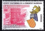 Stamps : Europe : Spain :  2691 Estatuto de Autonomía de la Comunidad Valenciana.