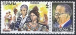 Stamps Spain -  2697 y 2698 Maestros de la Zarzuela. La Parranda, de Francisco Alonso.