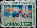Sellos de Asia - Filipinas -  60 Aniversario de la Universidad de Derecho de Filipinas