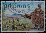 Stamps Philippines -  Industria azucarera / Isla de Negros Occidental