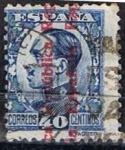 Stamps Spain -  600  Alfonso XIII