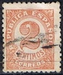 Stamps Spain -  678  Cifras 