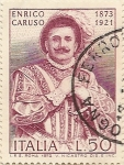 Stamps : Europe : Italy :  Enrico Caruso 1873-1921