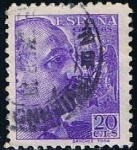 Stamps Spain -  867 General Franco