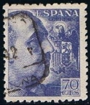 Stamps Spain -  929  General Franco