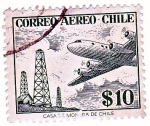 Stamps Chile -  Avión