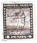 Sellos del Mundo : America : Chile : Helicóptero