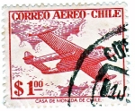 Sellos del Mundo : America : Chile : Avión