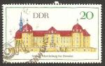 Stamps Germany -  1076 - Castillo de Moritzburg en las cercanias de Dresde