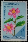 Stamps Benin -  Republique du Dahomey / Clappertonia ficifolia