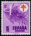 Stamps Spain -  1084  Protuberculosos