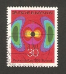 Stamps Germany -  459 - exposición nacional de radiotelecomunicaciones en stuttgart