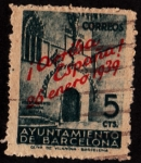 Stamps Spain -  Puerta Gótica Liberación Barcelona