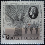 Stamps Poland -  X Concurso Internacional de Piano Federico Chopin