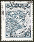 Sellos de America - Argentina -  GANADERIA - TAMAÑO CHICO