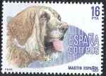 Stamps Spain -  2712 Perros de Raza española, Mastín español.