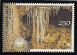 Stamps South Korea -  Paisaje volcánico y túneles de lava de la isla de Jeju