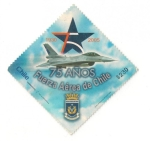 Stamps : America : Chile :  75 años fuerza aerea de chile