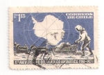 Stamps : America : Chile :  10 aniversario del tratado antartico