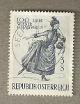Stamps Austria -  !00 años Union Patinaje