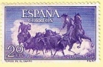 Stamps Spain -  1255  Toros en el Campo