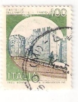 Sellos de Europa - Italia -  castillo