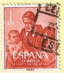 Stamps Spain -  1297  San Vicente de Paul