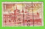 Stamps Spain -  1384  Monasterio de San Lorenzo ( Fachada de los Monjes )